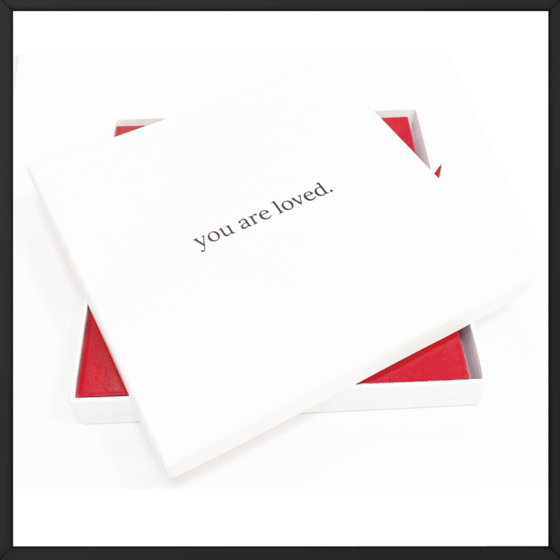 Printed overseas custom project You are loved book inside look