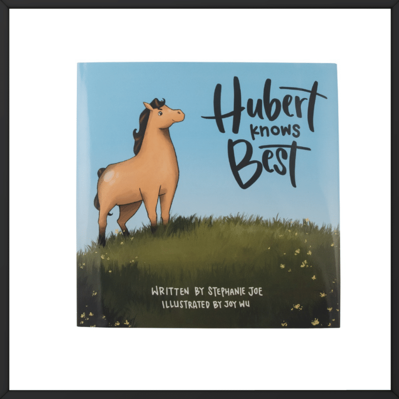 Printed overseas Hubert Knows Best Book outside look