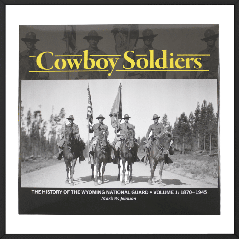Printed overseas Cowboy Soldiers coffee table book outside look