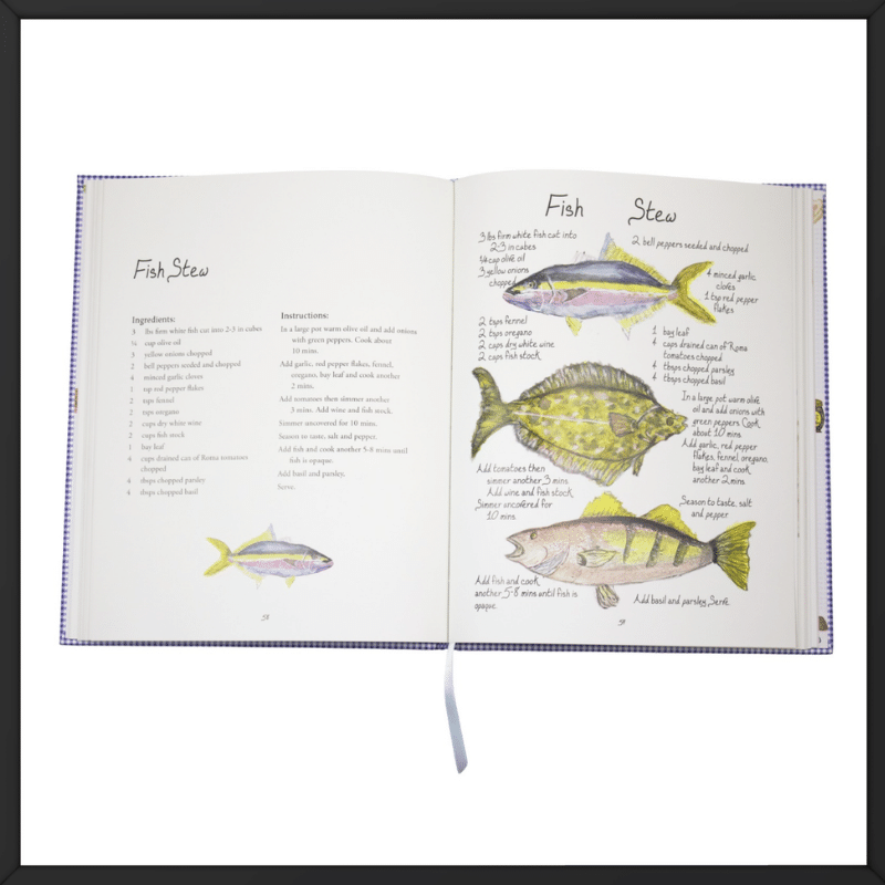 Printed overseas Mama Mini's Cookbook inside look