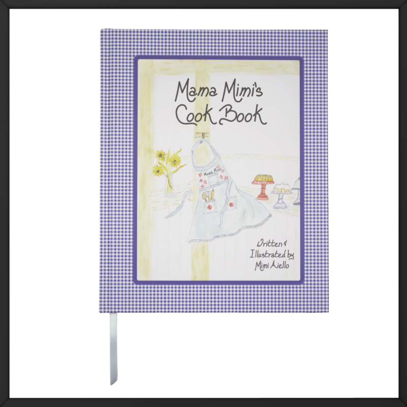 Printed overseas Mama Mini's Cookbook outside look