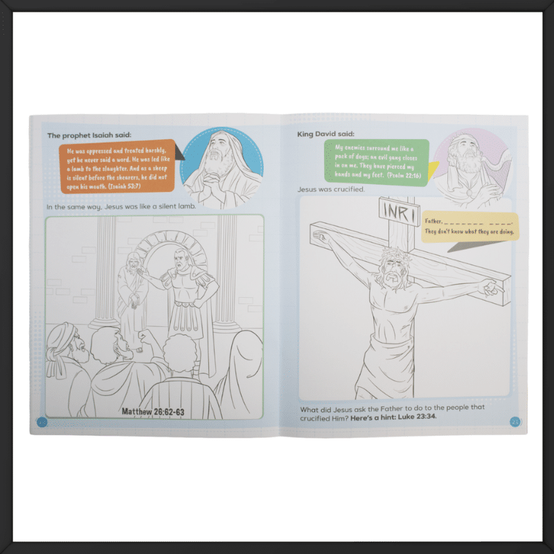 Printed overseas The Chosen One Color-Activity Curriculum Book inside look