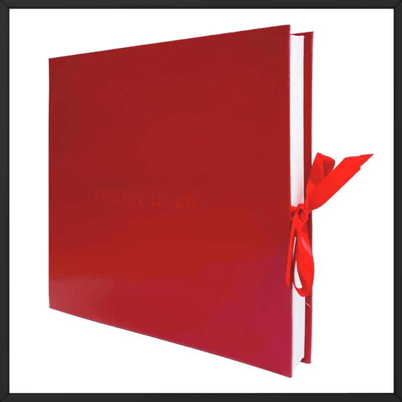 Printed overseas custom project You are loved book outside look