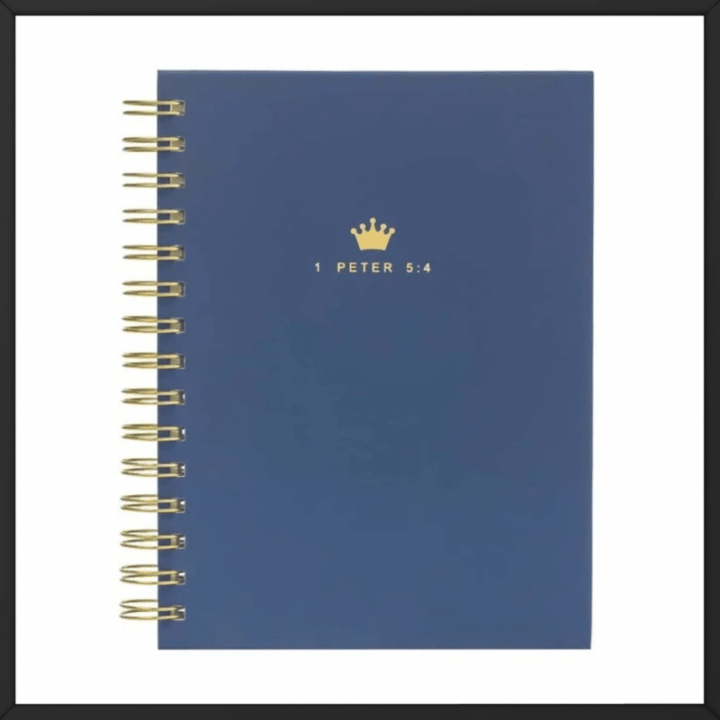 1 Peter 5:4 Spiral Planner Outside Look