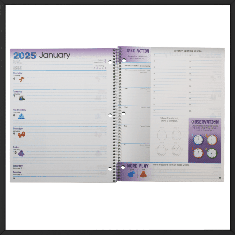 2024-2025 Student Agenda Smart Creative, Kind, Fair Bold overseas printing outside look