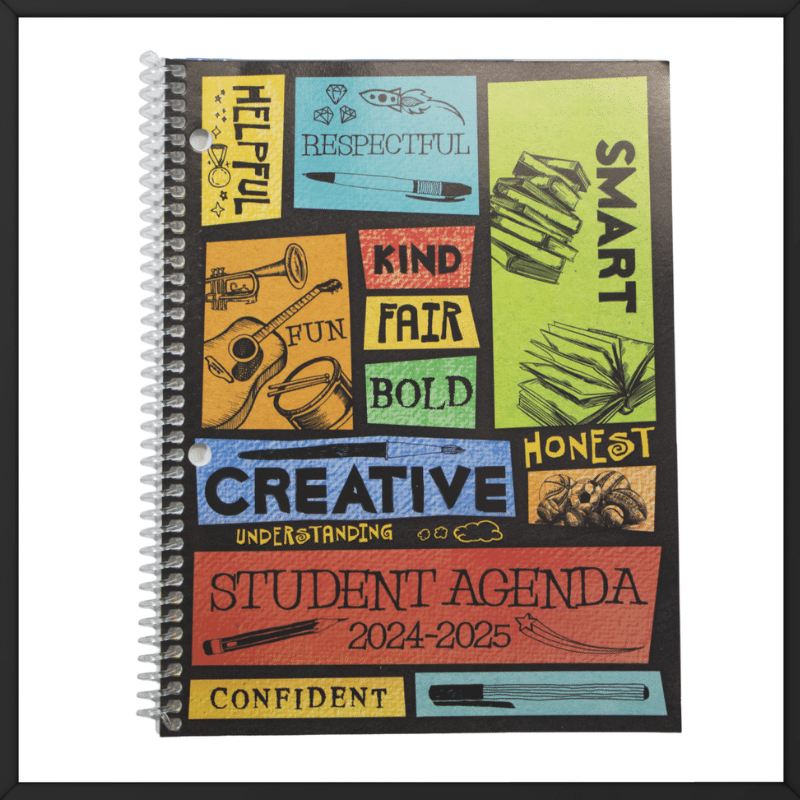 2024-2025 Student Agenda Outside Look