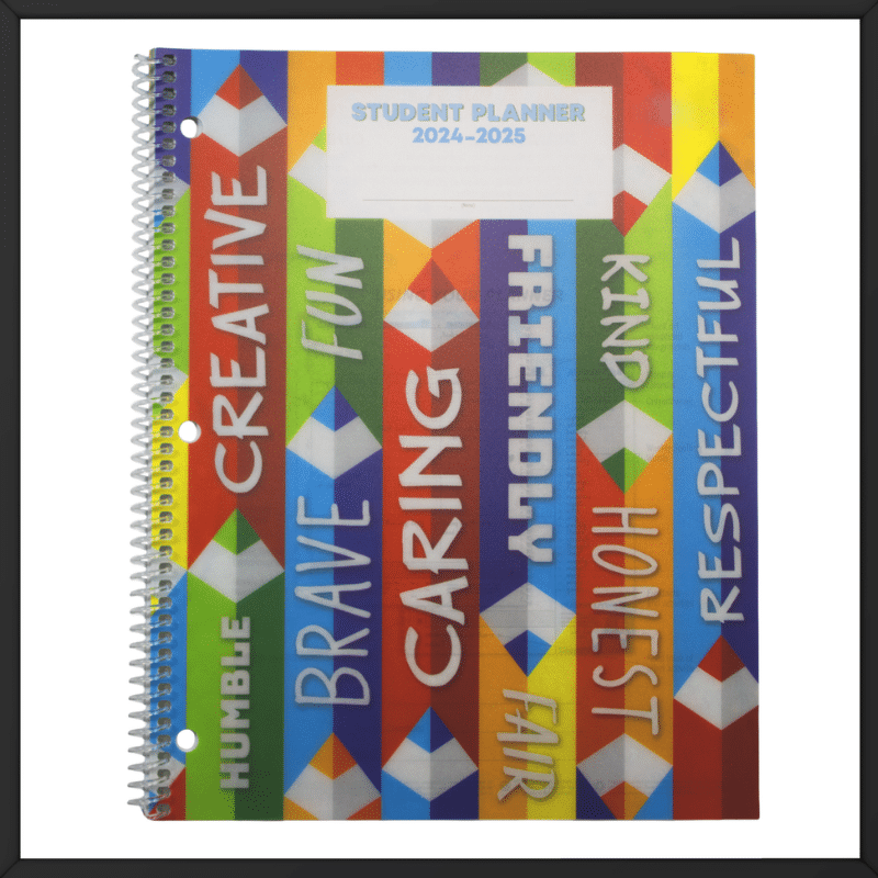 2024-2025 Student Planner mass produced overseas