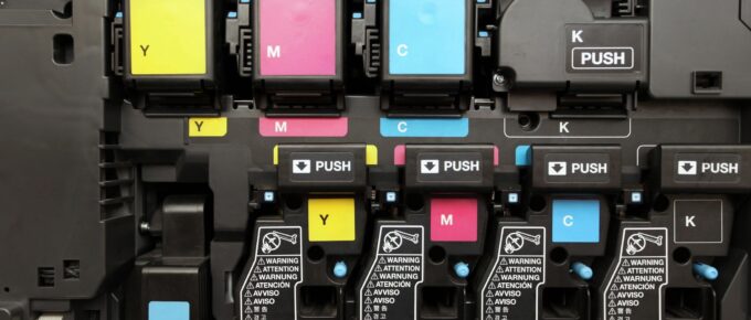 CMYK printing colors: cyan, magenta, yellow, and black used in overseas printing