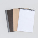 Journal, notebook, and spiral notebook